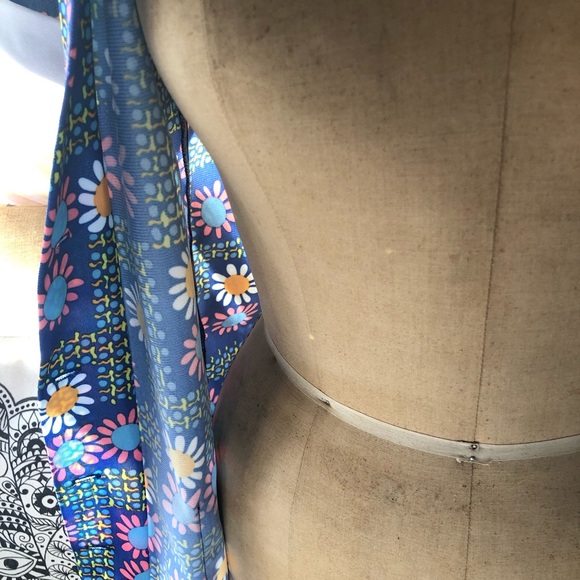 Vintage 60’s shirt polyester boho hippie chic pockets button Phase One RARE - Picture 7 of 10